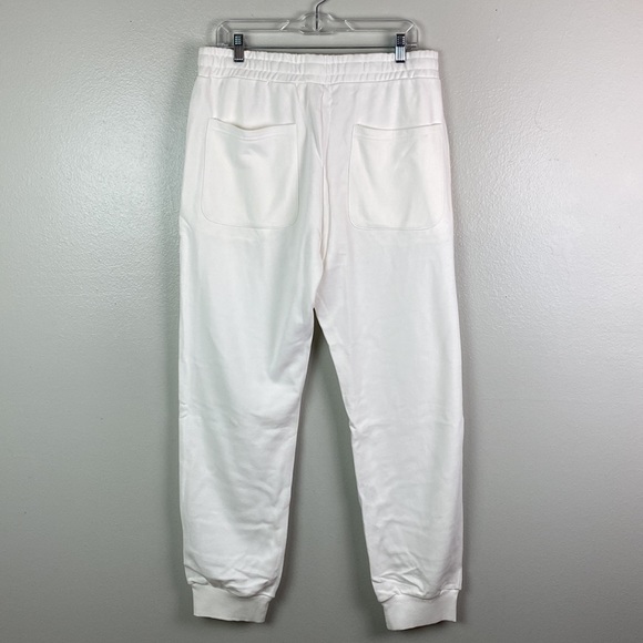 NWT Naked Wardrobe | White Cotton Blend Jogger Sweatpants Women's L - Picture 7 of 9